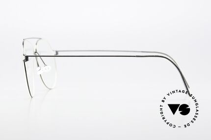 Lindberg Raymond Air Titan Rim Herrenbrille Aviator Style, ungetragenes Designerstück mit LINDBERG Hart-Etui, Passend für Herren