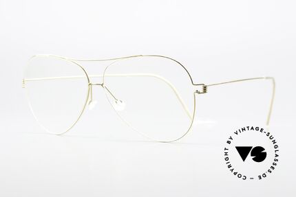 Lindberg Elvis Air Titan Rim Aviator Style Modifiziert, in Large Größe 58-12 mit einer Bügellänge von 145mm, Passend für Herren