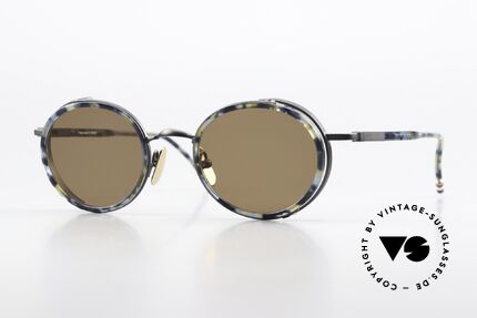 Thom Browne TBS813 Stilvolle Runde Sonnenbrille Details