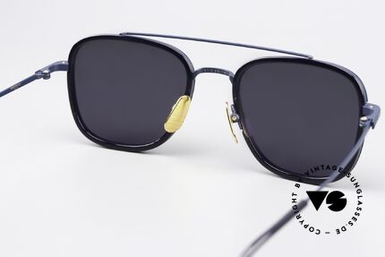 Thom Browne TBS800 Gold Verspiegelte Gläser, ungetragenes Einzelstück mit Thom Browne Verpackung, Passend für Herren