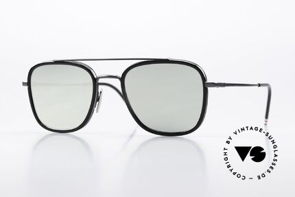 Thom Browne TBS800 Silber Verspiegelte Gläser Details