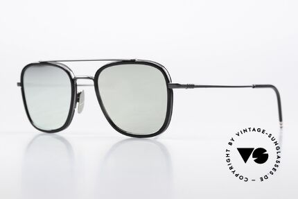 Thom Browne TBS800 Silber Verspiegelte Gläser, wirklich stilvoll & in Spitzenqualität, made in Japan, Passend für Herren