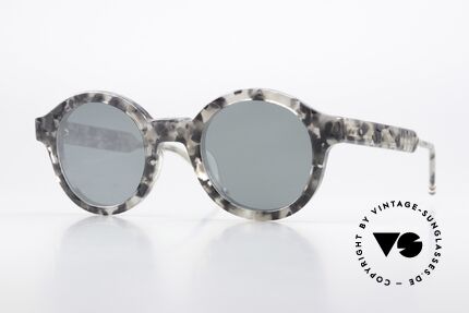Thom Browne TBS411 Azetat Sonnenbrille Rund Details