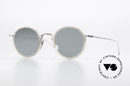 Thom Browne TBS906 Sonnenbrille Rund Entspiegelt Details