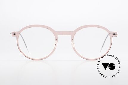 Lindberg 6586 NOW Panto Rahmen Transluzid, Modell 6586, Größe 49/23mm für Damen und Herren, Passend für Herren und Damen
