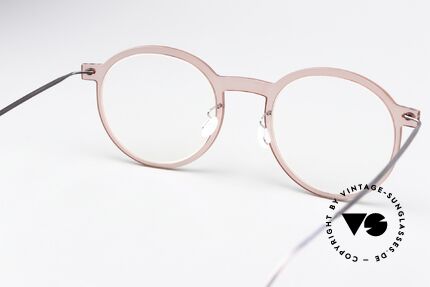 Lindberg 6586 NOW Panto Rahmen Transluzid, ungetragenes Designerstück mit original Lindberg Etui, Passend für Herren und Damen