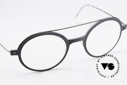 Lindberg 6543 50 NOW Schwarze Titaniumbrille, kann schon jetzt als 'vintage Lindberg' tituliert werden, Passend für Herren und Damen