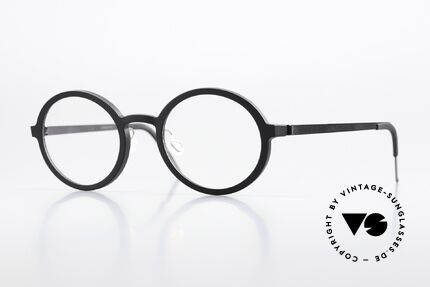 Lindberg 1038 Acetanium Damen & Herrenbrille Rund Details