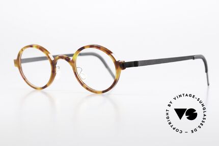 Lindberg 1011 Acetanium Ovale Designerbrille Unisex, Mod. 1011 in Gr. 42/25: Acetat & Titanium Kombination, Passend für Herren und Damen