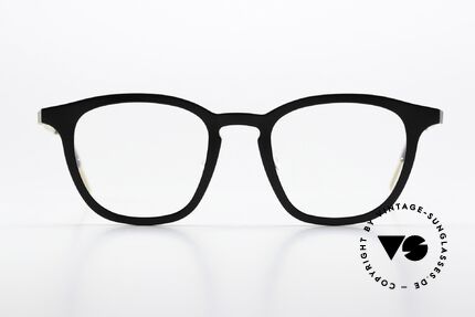 Lindberg 1047 Acetanium Brille Eckig Panto Unisex, Mod. 1047 in Gr. 49/20, T407, Bügel 135, Color AK18, Passend für Herren und Damen