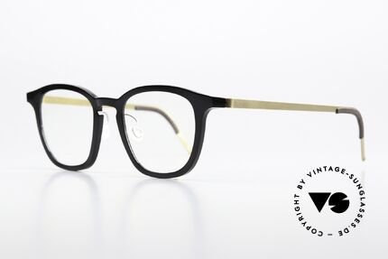 Lindberg 1047 Acetanium Brille Eckig Panto Unisex, grandiose Fassung aus Acetat & Titanium Kombination, Passend für Herren und Damen