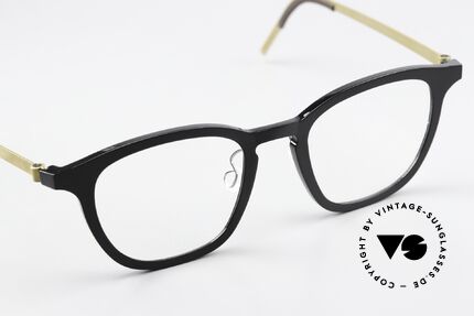 Lindberg 1047 Acetanium Brille Eckig Panto Unisex, ungetragenes Designerstück mit original Lindberg Etui, Passend für Herren und Damen