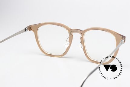 Lindberg 1047 Acetanium Designerbrille Rose Silber, diese Qualitätsfassung ist natürlich beliebig verglasbar, Passend für Herren und Damen