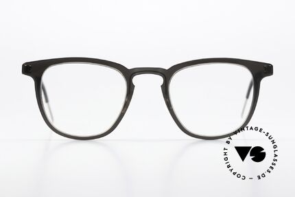 Lindberg 1252 Acetanium Designerbrille Grau Silber, Modell 1252 in Größe 49/22, Bügel 135 in Color AH74, Passend für Herren und Damen