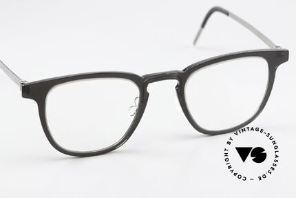 Lindberg 1252 Acetanium Designerbrille Grau Silber, vielfach ausgezeichnet; verdient das 'vintage' Prädikat, Passend für Herren und Damen