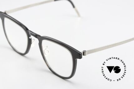 Lindberg 1252 Acetanium Designerbrille Grau Silber, diese Qualitätsfassung ist natürlich beliebig verglasbar, Passend für Herren und Damen