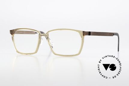 Lindberg 1264 Acetanium Unisexbrille Transluzid Eckig Details