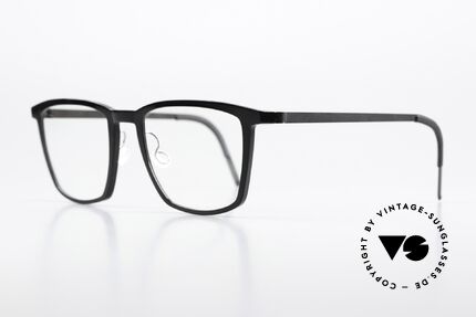 Lindberg 1260 54 Acetanium Designerbrille Eckig Large, grandiose Fassung aus Acetat & Titanium Kombination, Passend für Herren und Damen