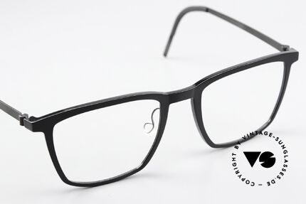 Lindberg 1260 54 Acetanium Designerbrille Eckig Large, ungetragenes Designerstück mit original Lindberg Etui, Passend für Herren und Damen