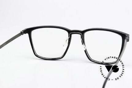 Lindberg 1260 54 Acetanium Designerbrille Eckig Large, diese Qualitätsfassung ist natürlich beliebig verglasbar, Passend für Herren und Damen