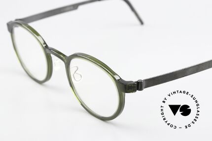 Lindberg 1014 48 Acetanium Pantobrille In Grün Grau, vielfach ausgezeichnet hinsichtlich Qualität und Design, Passend für Herren und Damen