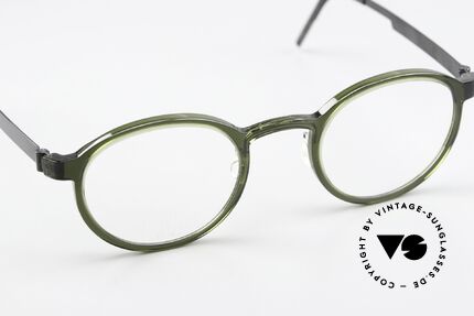 Lindberg 1014 48 Acetanium Pantobrille In Grün Grau, so zeitlos, stilvoll und innovativ = Prädikat "VINTAGE", Passend für Herren und Damen