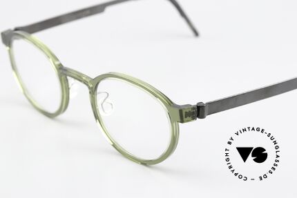 Lindberg 1014 46 Acetanium Pantobrille In Grau Grün, vielfach ausgezeichnet hinsichtlich Qualität und Design, Passend für Herren und Damen