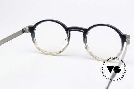 Lindberg 1259 Acetanium Panto Designerbrille Unisex, ungetragenes Designerstück mit original Lindberg Etui, Passend für Herren und Damen