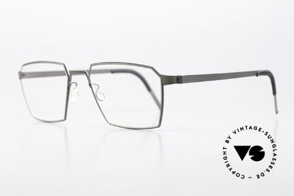 Lindberg 9628 Strip Titanium Markante Designerfassung, federleicht und dennoch sehr stabil und sehr langlebig, Passend für Herren und Damen