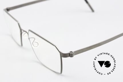 Lindberg 9628 Strip Titanium Markante Designerfassung, stilvolle Damenbrille oder Herrenbrille gleichermaßen, Passend für Herren und Damen