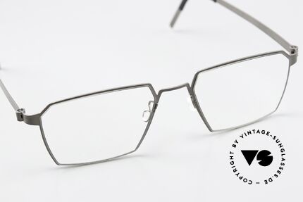 Lindberg 9628 Strip Titanium Markante Designerfassung, ungetragenes Designerstück + orig. Lindberg Hartetui, Passend für Herren und Damen