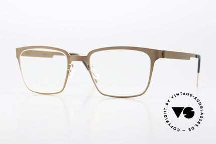 Lindberg 9627 Strip Titanium Designerbrille Bronze Kupfer Details