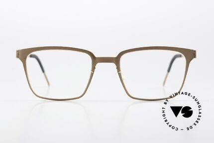 Lindberg 9627 Strip Titanium Designerbrille Bronze Kupfer, unisex Mod. 9627, Gr. 49/20, col. U15 (bronze / kupfer), Passend für Herren und Damen