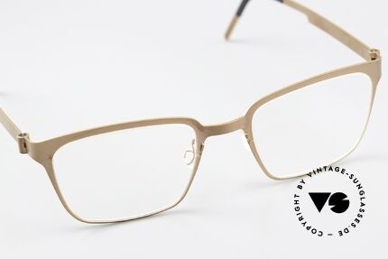 Lindberg 9627 Strip Titanium Designerbrille Bronze Kupfer, ungetragenes Designerstück + orig. Lindberg Hartetui, Passend für Herren und Damen