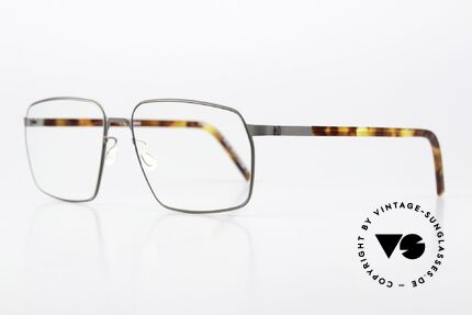 Lindberg 9635 Strip Titanium Version Mit Azetatbügeln, federleicht und dennoch sehr stabil und sehr langlebig, Passend für Herren und Damen