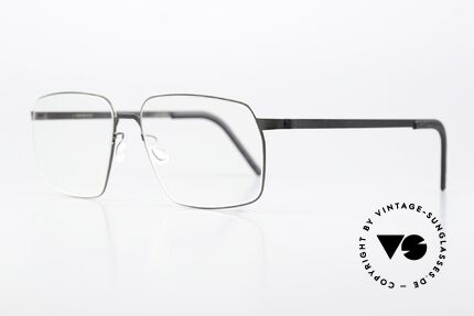 Lindberg 9635 Strip Titanium Titaniumbrille Von 2018, federleicht und dennoch sehr stabil und sehr langlebig, Passend für Herren und Damen