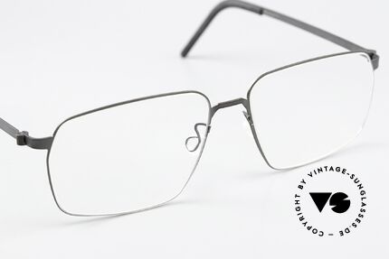Lindberg 9635 Strip Titanium Titaniumbrille Von 2018, ungetragenes Designerstück + orig. Lindberg Hartetui, Passend für Herren und Damen
