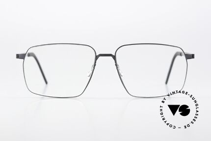 Lindberg 9635 Strip Titanium Titanbrille Blaugrau Matt, unisex Modell 9635, Gr. 56/15 col. U16: blau-grau matt, Passend für Herren und Damen