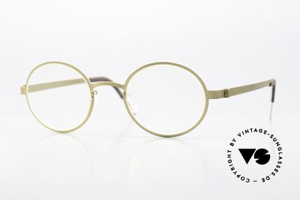 Lindberg 9587 Strip Titanium Runde Damen & Herrenbrille Details
