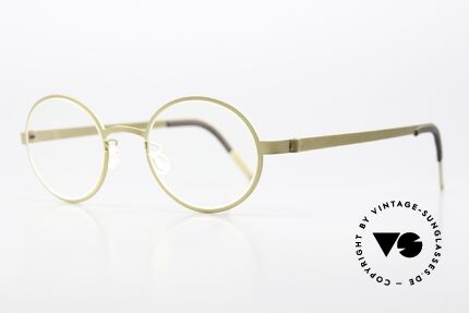 Lindberg 9587 Strip Titanium Runde Damen & Herrenbrille, federleicht und dennoch sehr stabil und sehr langlebig, Passend für Herren und Damen