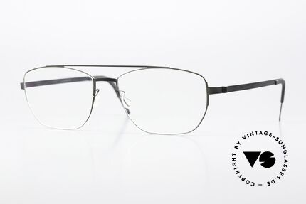 Lindberg 9618 Strip Titanium Designerbrille Schwarz Unisex Details