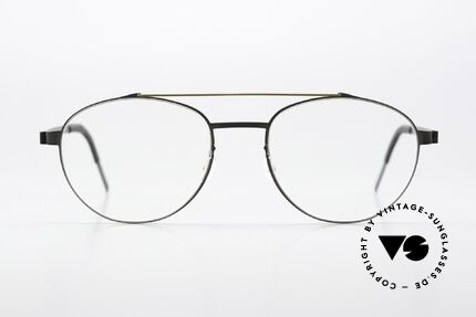 Lindberg 9616 52 Strip Titanium Qualitätsbrille Aus Dänemark, Modell 9616, in Größe 52/19, Bügel 135 und Color U9, Passend für Herren und Damen