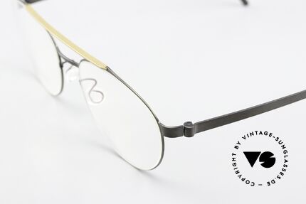 Lindberg 9616 52 Strip Titanium Qualitätsbrille Aus Dänemark, trägt für uns das Prädikat "TRUE VINTAGE LINDBERG", Passend für Herren und Damen