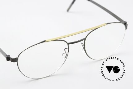 Lindberg 9616 52 Strip Titanium Qualitätsbrille Aus Dänemark, ungetragenes Designerstück mit orig. Etui von Lindberg, Passend für Herren und Damen