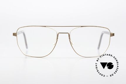 Lindberg 9622 Strip Titanium Variante Mit Azetatbügeln, unisex Modell 9622, Größe 51/15, bronze und hellgrau, Passend für Herren und Damen