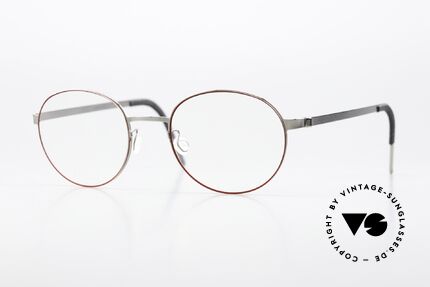 Lindberg 9615 Strip Titanium Sehr Weibliche Pantobrille Details