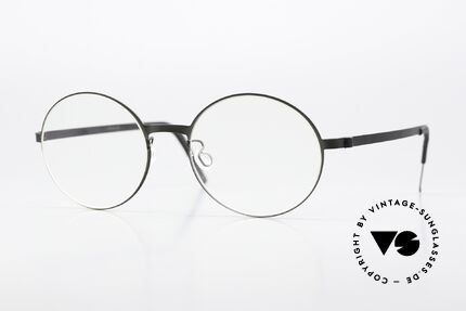 Lindberg 9580 Strip Titanium Designerbrille Mattschwarz Details