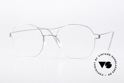 Lindberg Rasmus 49 Air Titan Rim Klassische Brille In Silber Details