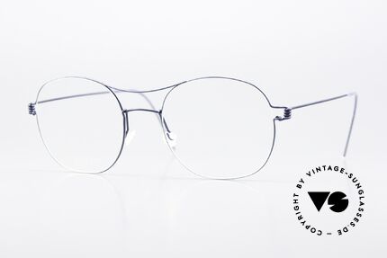 Lindberg Rasmus 49 Air Titan Rim Klassische Brille Matt Blau Details