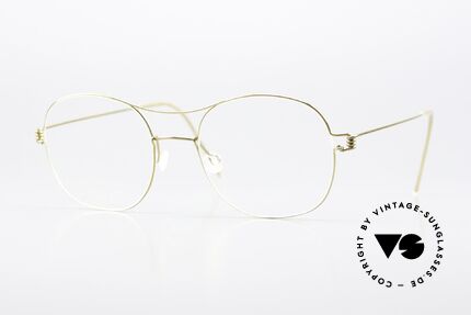 Lindberg Rasmus 47 Air Titan Rim Titan Brille Gold Glänzend Details